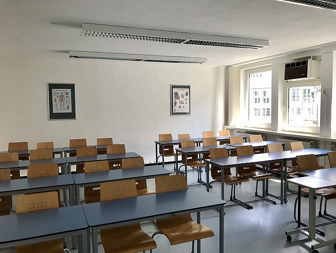 Klassenzimmer Privatakademie Frankfurt